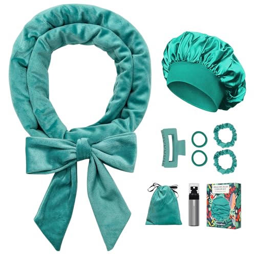 Gwabee No-Heat Overnight Curl Headband (70-Inch, 9-Piece Set)