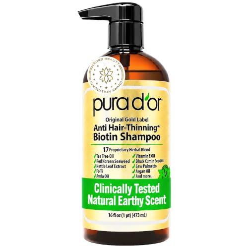PURA D'OR Original Gold Label Anti-Thinning Biotin Shampoo