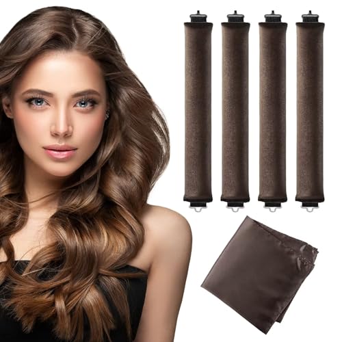 Seritant Velvet Heatless Curl Rods with Satin Scarf